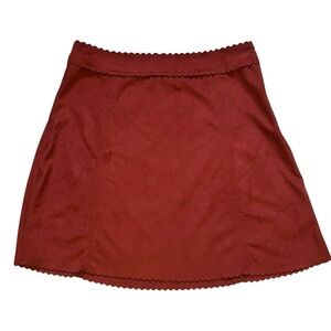 Altar'd State Super Soft Rust Mini Skirt EUC M